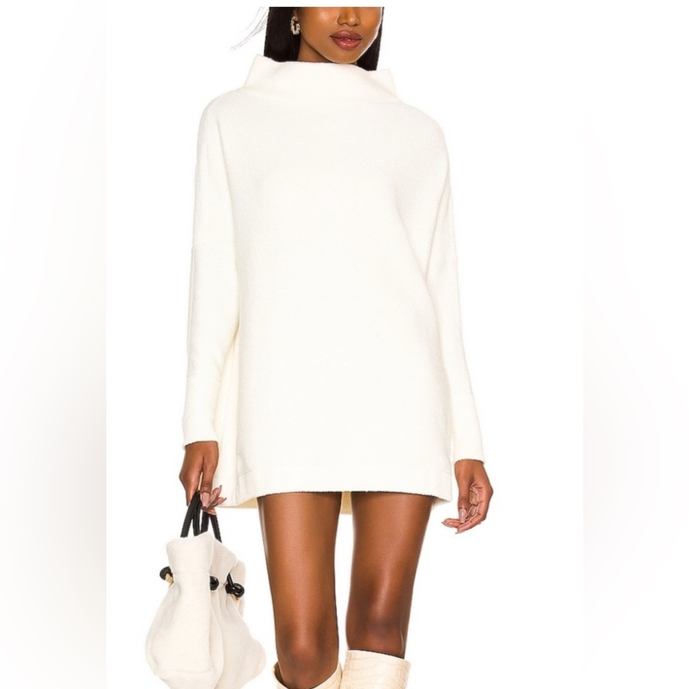 Free People Cream Mini Dress